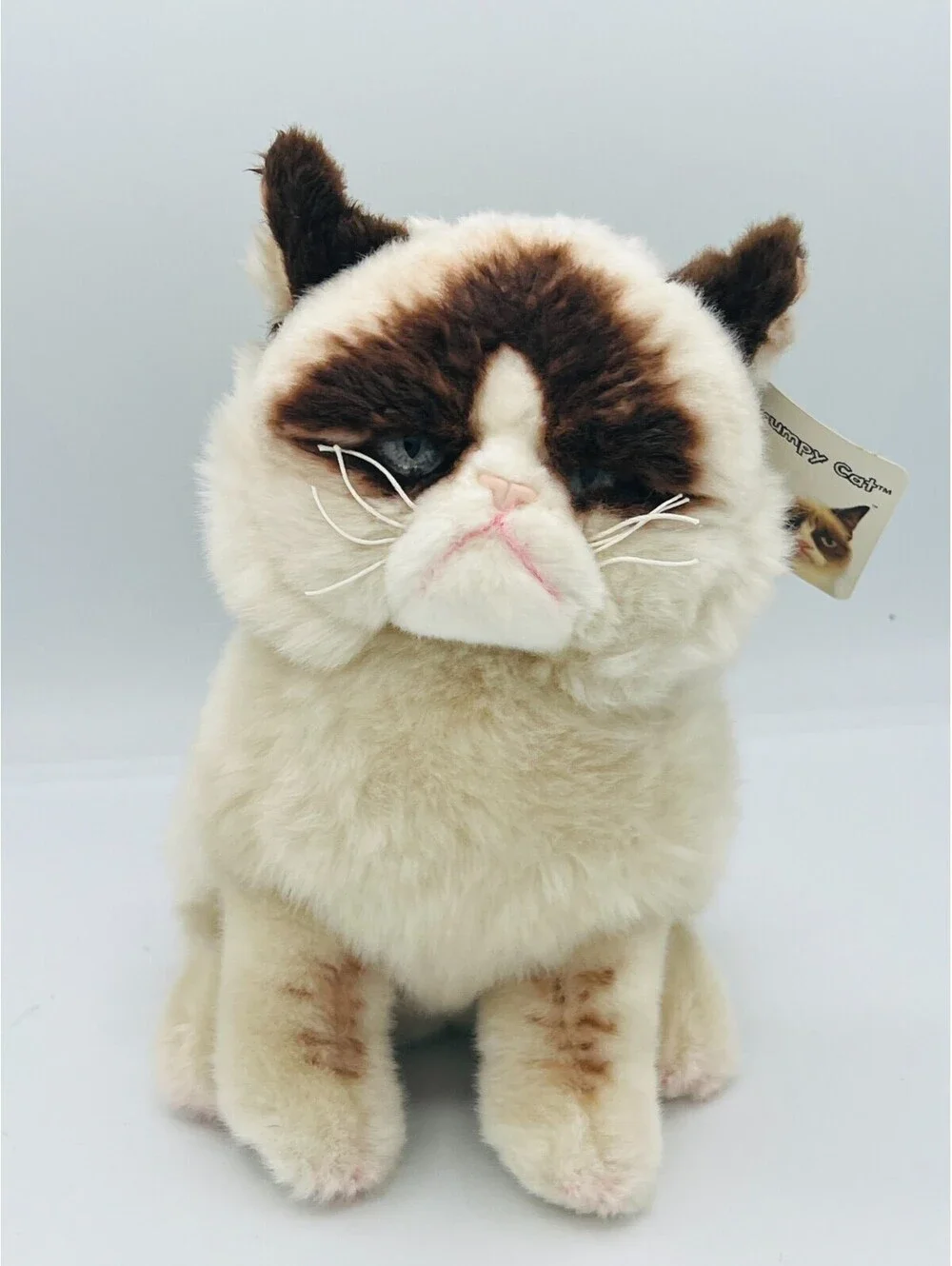 GUND Grumpy Cat Plush Stuffed Animal Realistic Kitty With Tag EUC Clean
